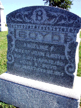 Grave Marker for John and Angeline Boyd