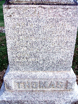 Grave Marker for Ann Thomas