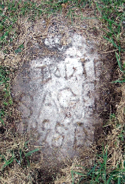 Grave Marker for Birdie Sage 