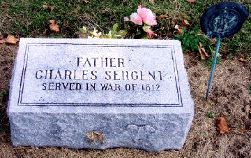 Grave Marker for Charles Sergent 