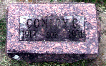 Grave Marker for Conley G. ?