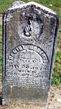 Grave Marker for Daniel Roberts 