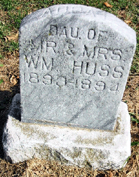 Grave Marker for Huss