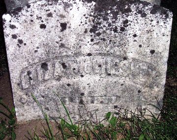 Grave Marker for Eliza McChesney