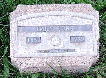 Grave Marker for Emily Long