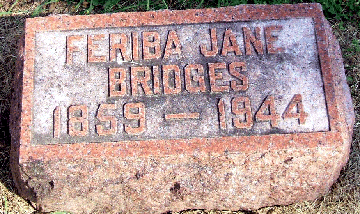 Grave Marker for Feriba Bridges