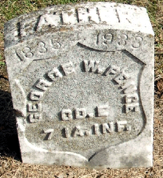 Grave Marker for George Pence