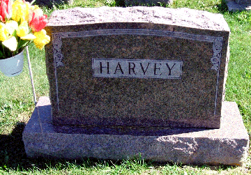Grave Marker for the Harvey Family