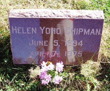 Grave Marker for Helen Yoho Chipman/></p> </p></div><div class=
