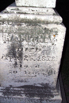Grave Marker for Ira Putney