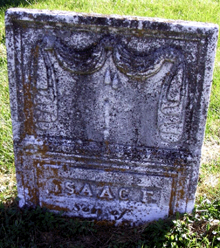 Grave Marker for Isaac E. ?