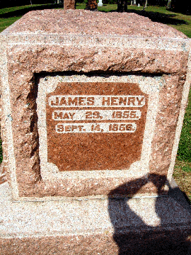 Grave Marker for James Henry Reed