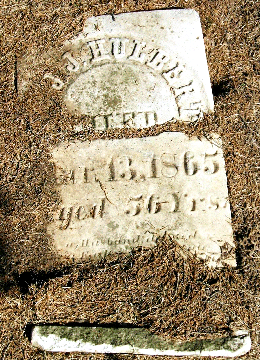 Grave Marker for J. J. Hulbert