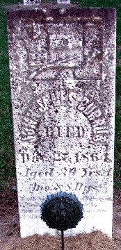 Grave Marker for John James Burrus