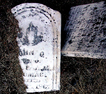 Grave Marker for John Thomas