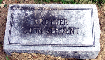 Grave Marker for John Sergent 