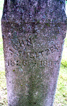 Grave Marker for John Smeltzer 