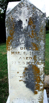 Grave Marker for John Welch