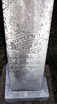 Grave Marker for Joseph Carl Nebergall