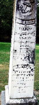 Grave Marker for John and Juliet Reed 