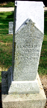 Grave Marker for Lenord Watson