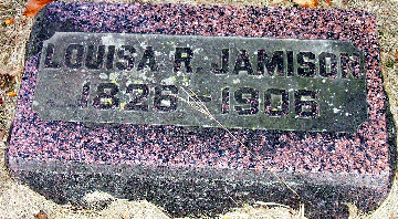 Grave Marker for Louisa R. Jamison