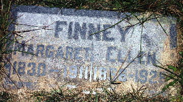 Grave Marker for Margaret and Ellen Finney
