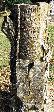 Grave Marker for Minnie E. Mitchell