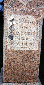 Grave Marker for William Marshall