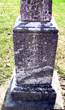 Grave Marker for Jane Olmsted