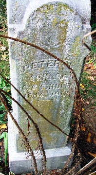 Grave Marker for Peter Hulit