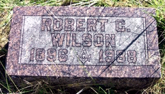 Grave Marker for Robert C. Wilson