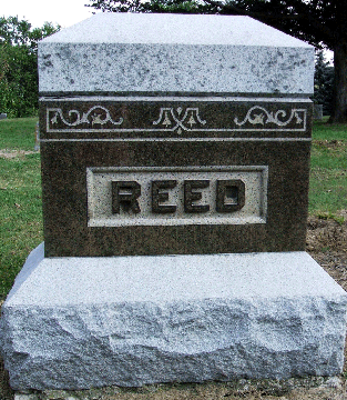 Grave Marker for Reed Family