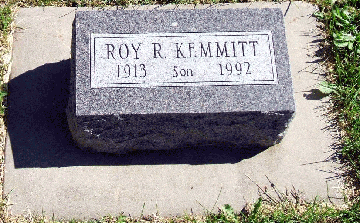 Grave Marker for Roy Kimmitt