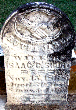 Grave Marker for Rutha Jane Short