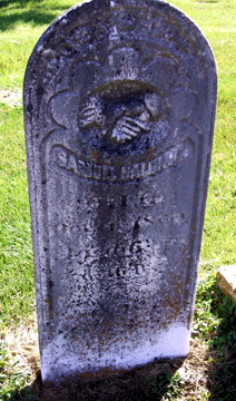 Grave Marker for Samuel Balding