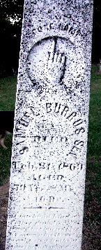 Grave Marker for Samuel Burrus Sen