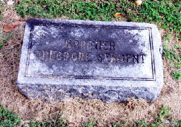 Grave Marker for Theordore Sergent 