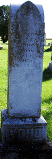 Grave Marker for an Unknown Yoho